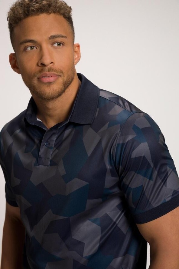 Męska Koszulka polo golf rękaw 1/2 QuickDry moro do rozm. 7XL