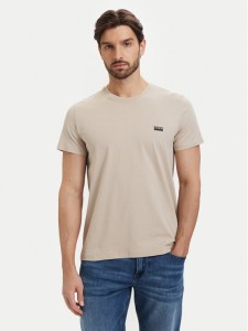 BOSS T-Shirt 50531401 Beżowy jasny Regular Fit