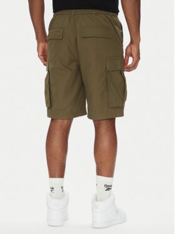 DC Shoes Szorty materiałowe Tundra ADYWS03086 Zielony Regular Fit