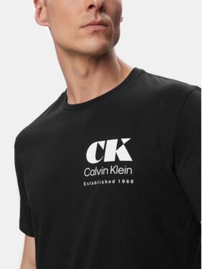 Calvin Klein Jeans T-Shirt Resort Graphic LV04RG802G Czarny Regular Fit