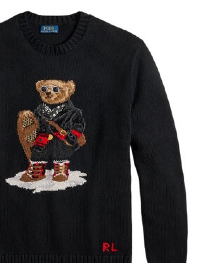 Polo Ralph Lauren Sweter 710982140001 Czarny Regular Fit