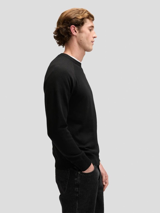 MESKI SWETER LEE CLEAN RAGLAN SWEATER BLACK 112378518