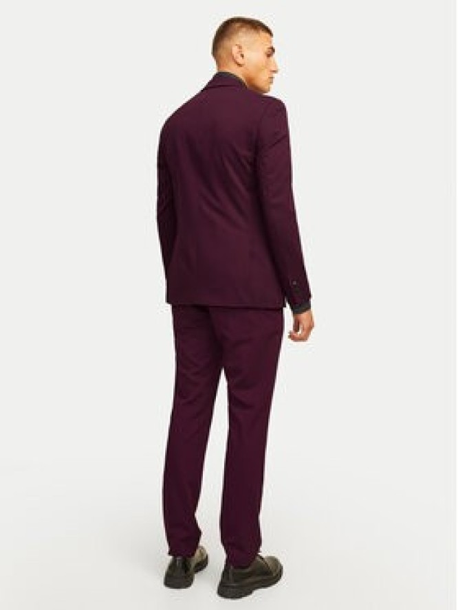 Jack & Jones Garnitur Franco 12181339 Fioletowy Super Slim Fit