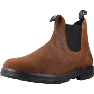 Buty BLUNDSTONE ELASTIC SIDED SUEDE BOOT Brązowy