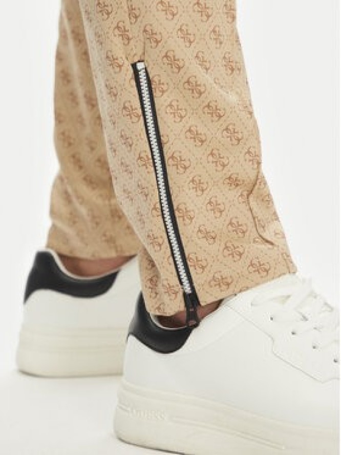 Guess Spodnie dresowe Korbin Z2BB05 FL04Q Beżowy Regular Fit