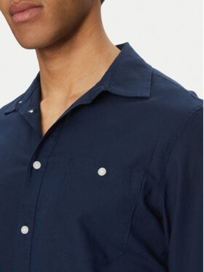 Blend Koszula 20718400 Granatowy Regular Fit