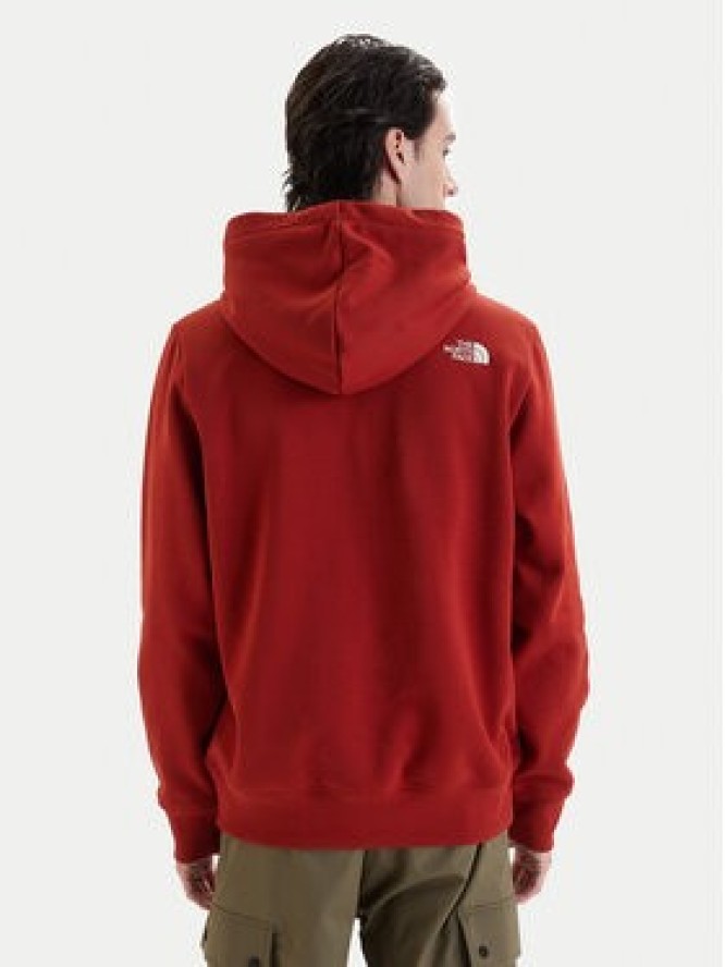 The North Face Bluza Drew Peak NF0A89EM Czerwony ciemny Regular Fit