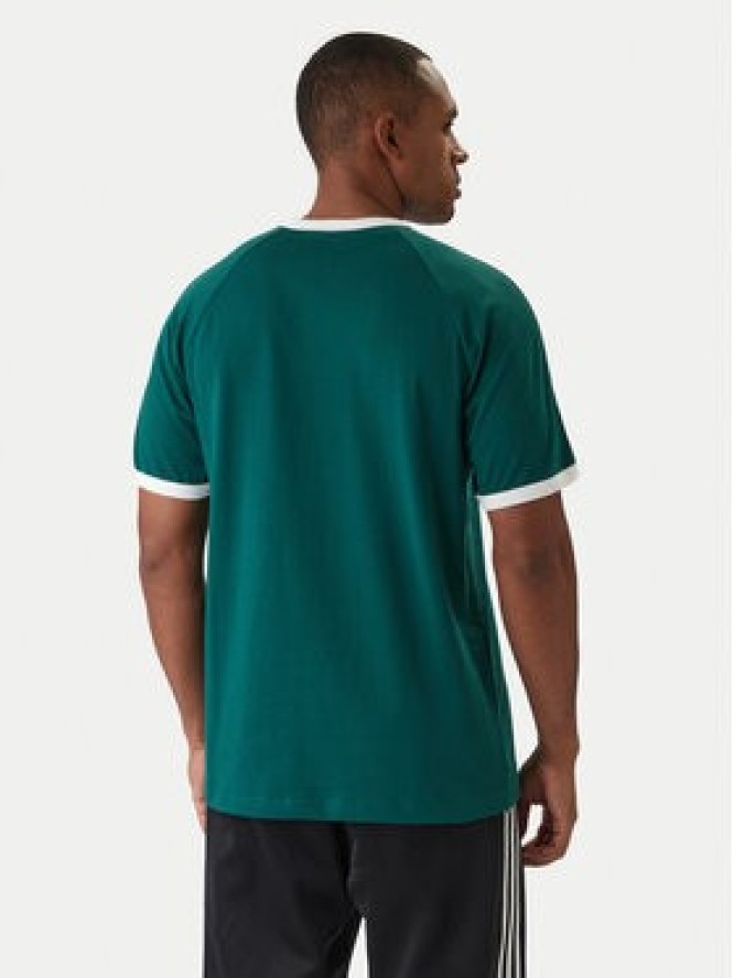 adidas T-Shirt 3-Stripes KE3534 Zielony Regular Fit