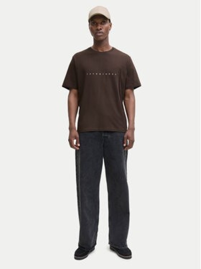 Jack & Jones T-Shirt Star 12234746 Brązowy Relaxed Fit