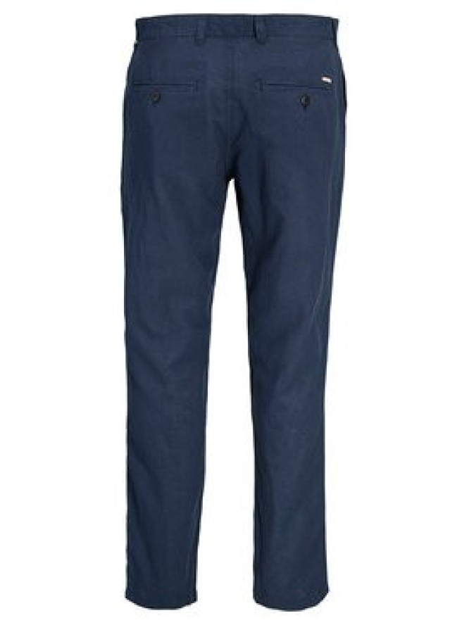 Jack & Jones Chinosy Stace 12248604 Granatowy Tapered Fit