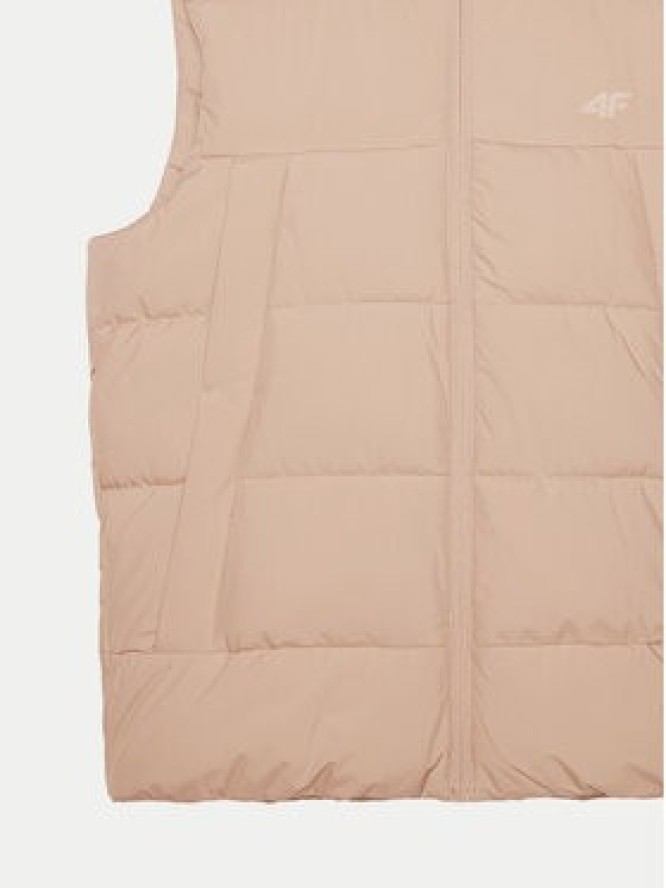 4F Bezrękawnik 4FWAW24TVJAM144 Brązowy Regular Fit