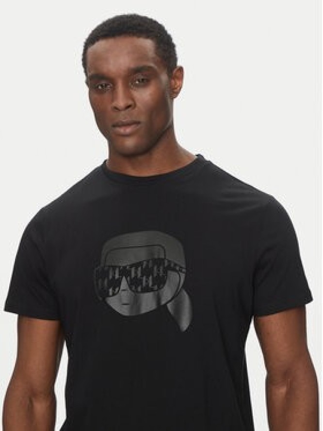 KARL LAGERFELD T-Shirt 755076 552251 Czarny Regular Fit