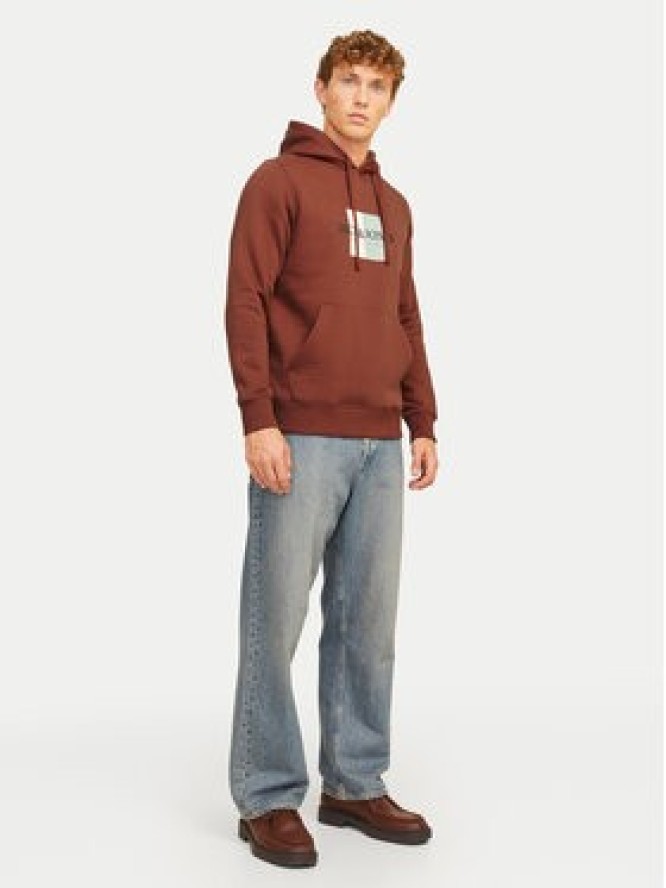 Jack & Jones Bluza 12262513 Brązowy Regular Fit