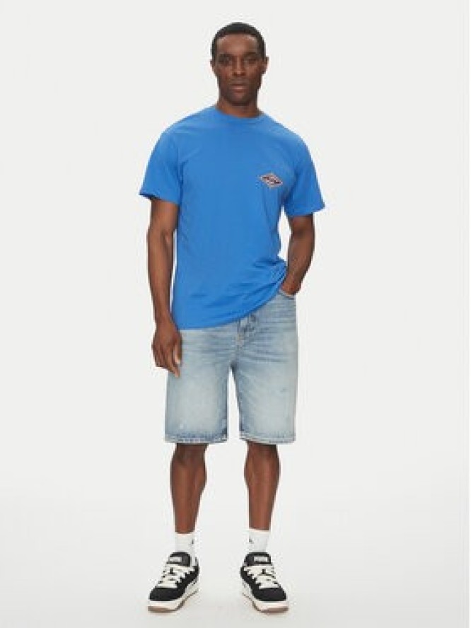 Quiksilver T-Shirt EQYZT08046 Niebieski Regular Fit