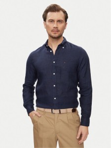 Tommy Hilfiger Koszula MW0MW34602 Granatowy Regular Fit