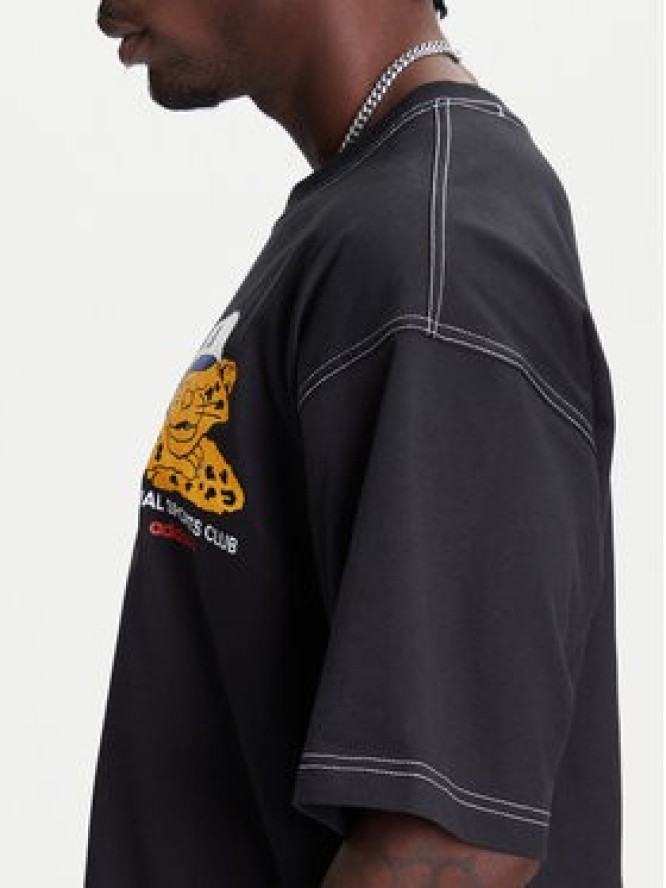 adidas T-Shirt Wabash JW0159 Czarny Oversize