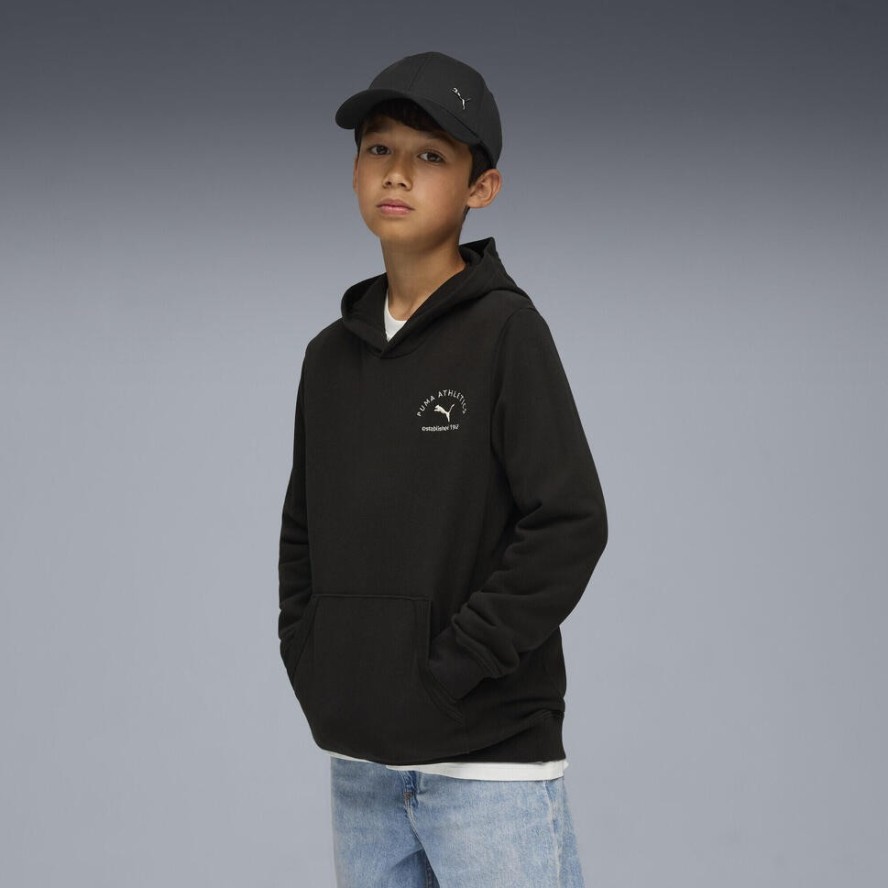 Młodzieżowa bluza z kapturem PUMA Class z grafiką PUMA