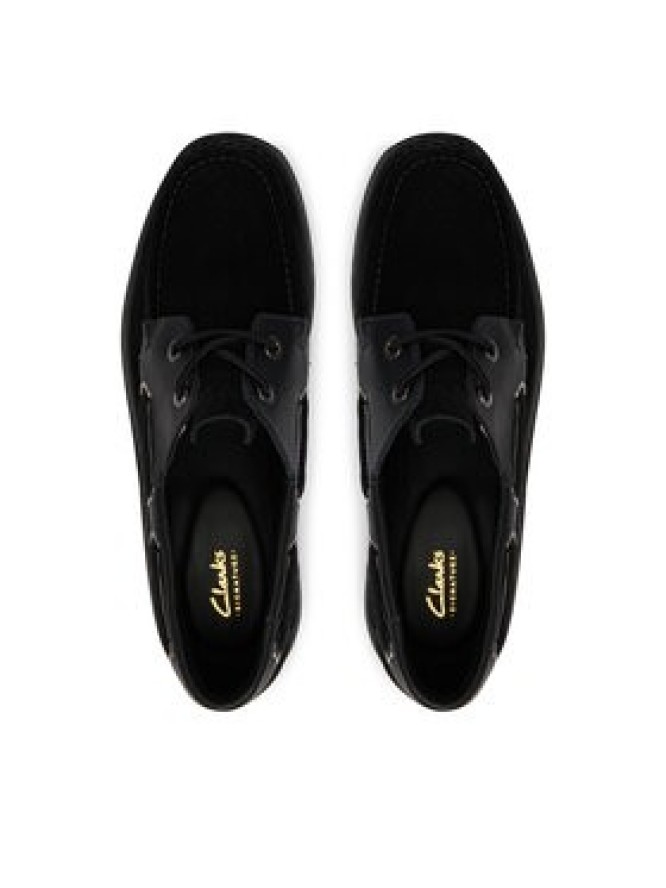 Clarks Loafersy Cleyhill Boat 26186175 Czarny