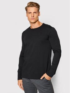 United Colors Of Benetton Longsleeve 3U53J1F05 Czarny Regular Fit