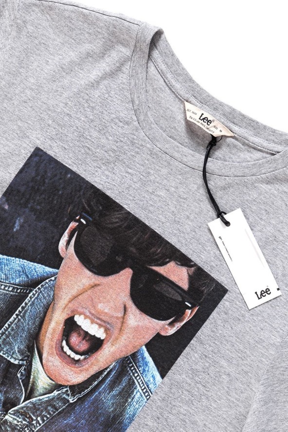 LEE T SHIRT PHOTO TEE GREY MELE L65UAI37