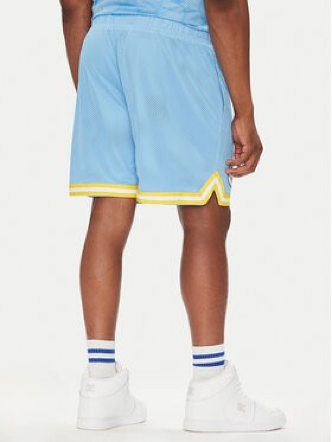 Puma Szorty sportowe Hoops Manchester City 631694 Błękitny Regular Fit