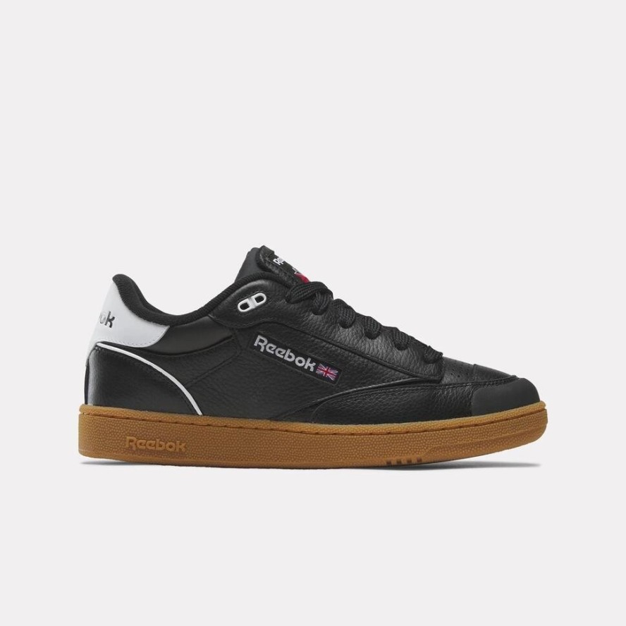Buty męskie Reebok Club C Bulc sneakersy skórzane czarne (100033925)