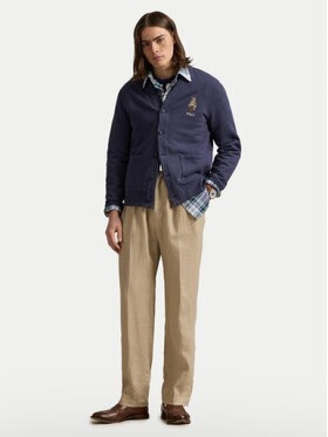 Polo Ralph Lauren Kardigan 710980316001 Granatowy Regular Fit