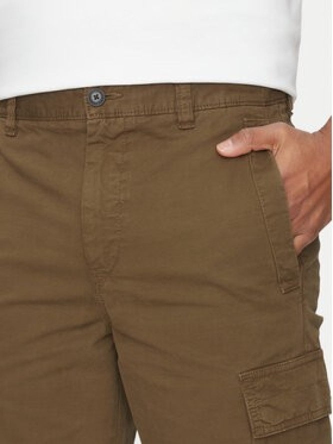 BOSS Spodnie materiałowe Sisla-8 50530599 Khaki Regular Fit