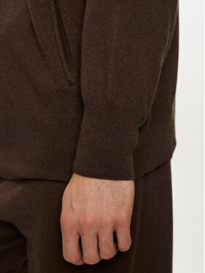 Pangaia Bluza Archive Recycled Cashmere Brązowy Loose Fit