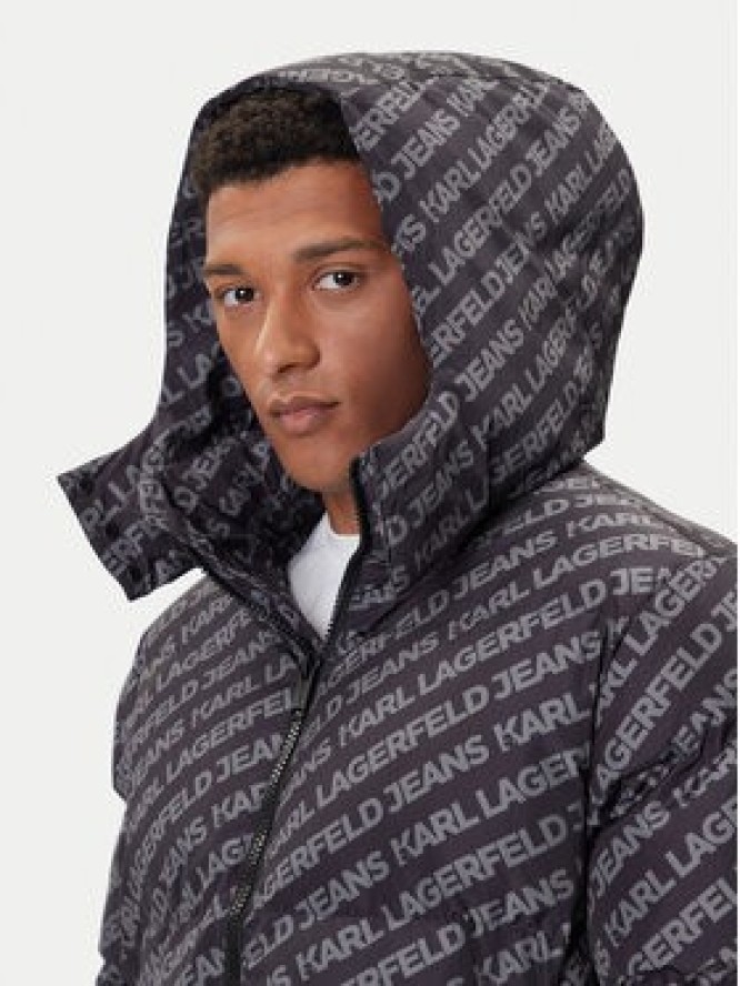 Karl Lagerfeld Jeans Kurtka zimowa A4M15062 Czarny Regular Fit