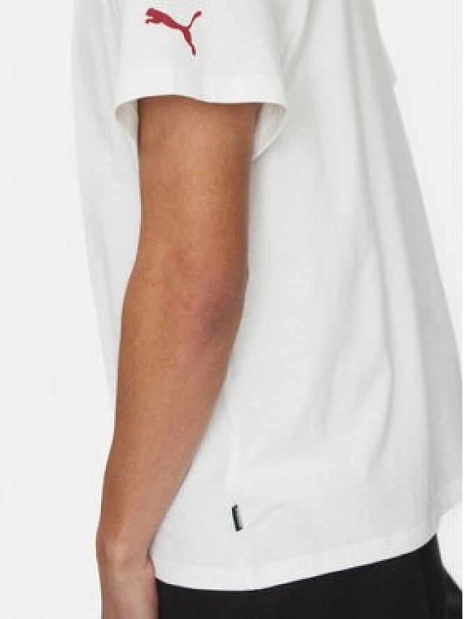 Puma T-Shirt Dylan Exhibit 630673 Biały Regular Fit