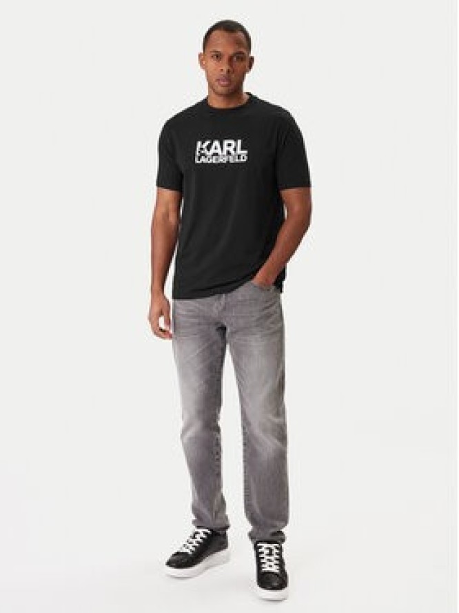 KARL LAGERFELD T-Shirt 755780 561235 Czarny Regular Fit