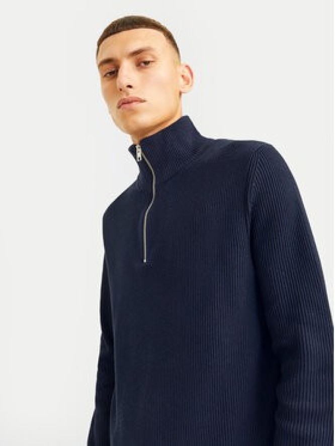 Jack & Jones Sweter Perfect 12257773 Granatowy Regular Fit