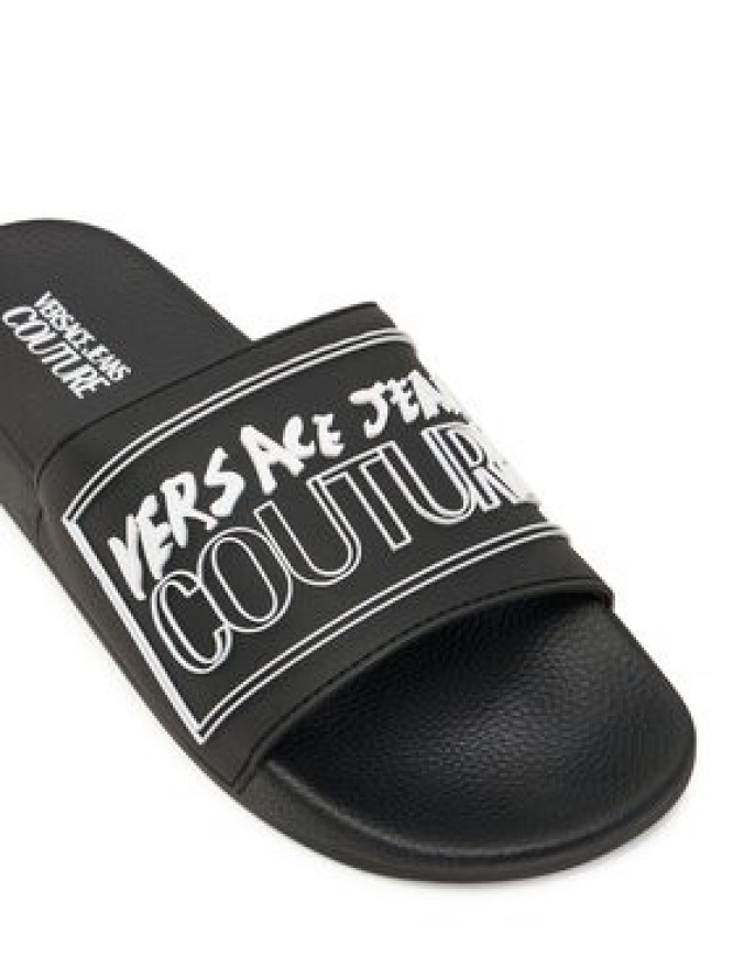 Versace Jeans Couture Klapki 78YA3SQ3 Czarny