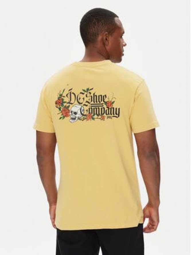 DC Shoes T-Shirt ADYZT05460 Żółty Regular Fit