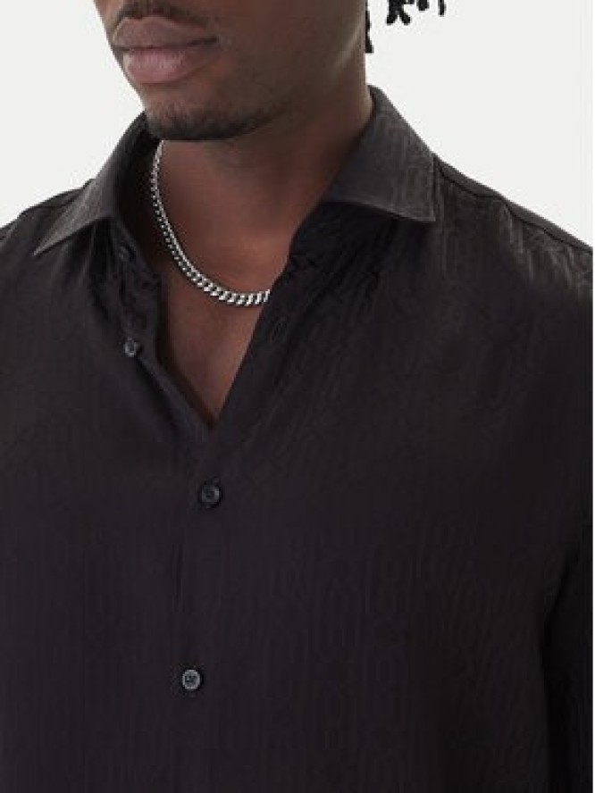 HUGO Koszula Kenno 50550513 Czarny Slim Fit