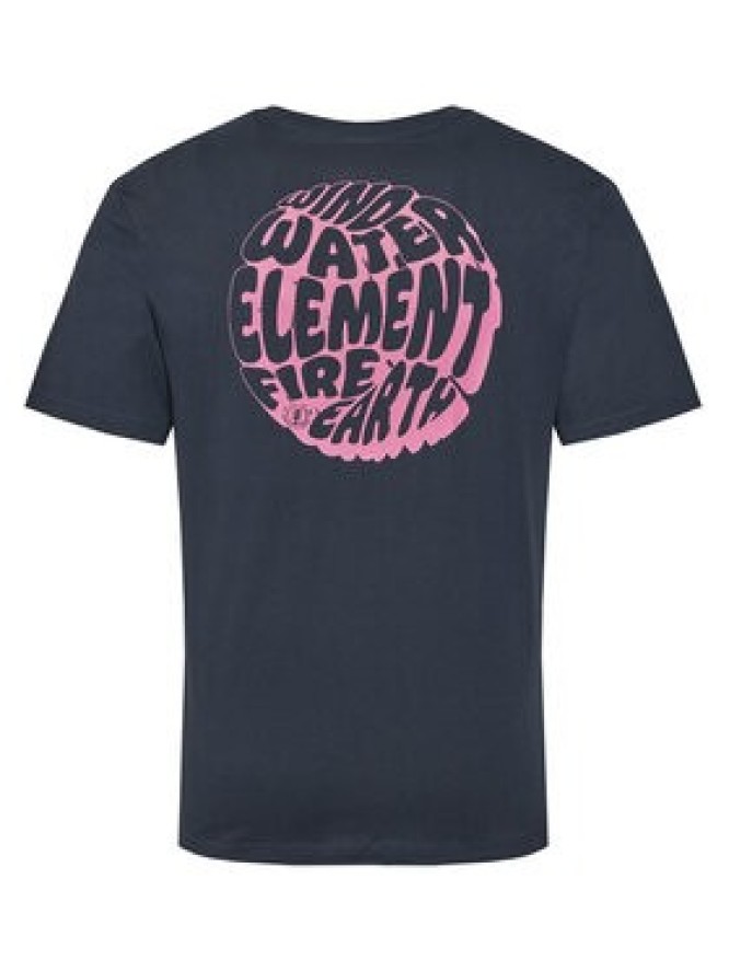 Element T-Shirt Wind Water Fire Earth ELYZT00523 Granatowy Regular Fit