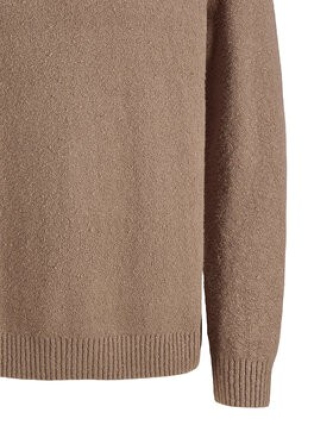 Jack & Jones Sweter Point 12287316 Beżowy Relaxed Fit