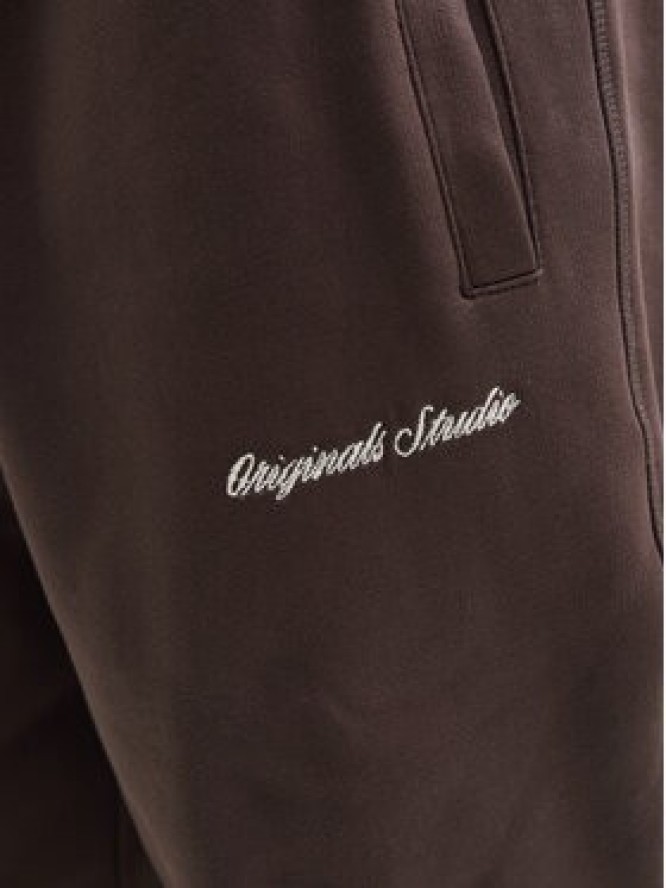 Jack & Jones Spodnie dresowe Kane Norrebro 12282553 Czerwony Relaxed Fit