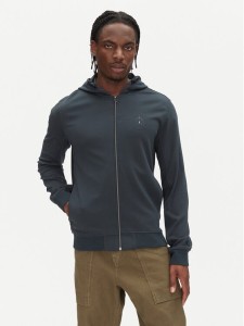 Aeronautica Militare Bluza 251FE2014F586 Granatowy Regular Fit