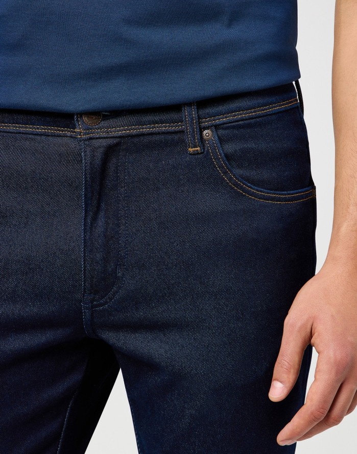 MESKIE SPODNIE WRANGLER TEXAS SLIM MOONLIGHT RINSE 112362474