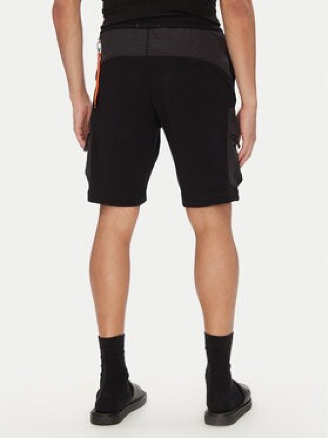 Parajumpers Szorty sportowe Irvine 25SMPMPARE06 Czarny Regular Fit