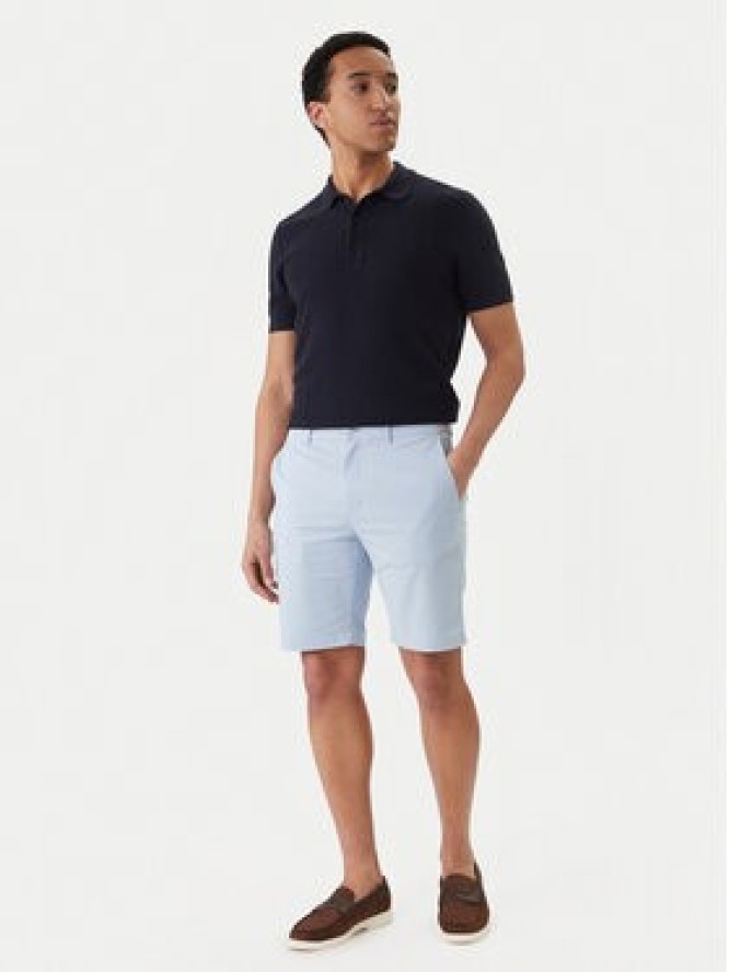 Tommy Hilfiger Szorty materiałowe Denton 9.5 MW0MW42351 Niebieski jasny Slim Fit