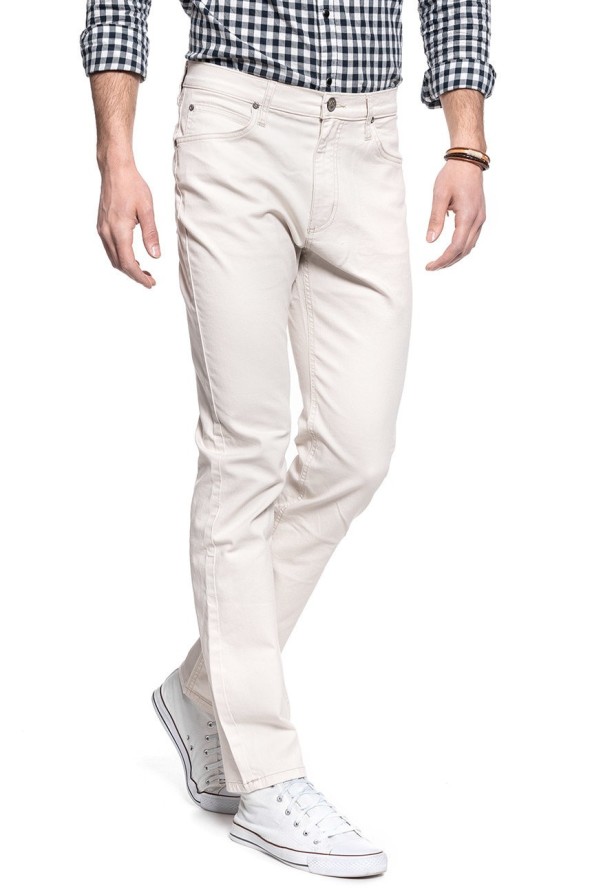 LEE RIDER MĘSKIE SPODNIE JEANSOWE WHITE SAND L701LB15 112117560