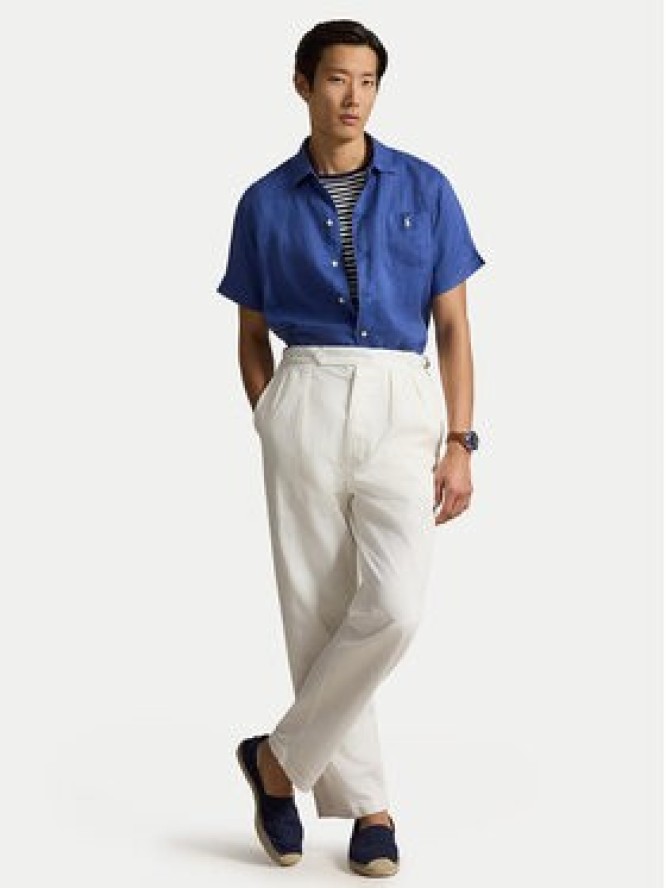 Polo Ralph Lauren Koszula 710966421503 Niebieski Regular Fit