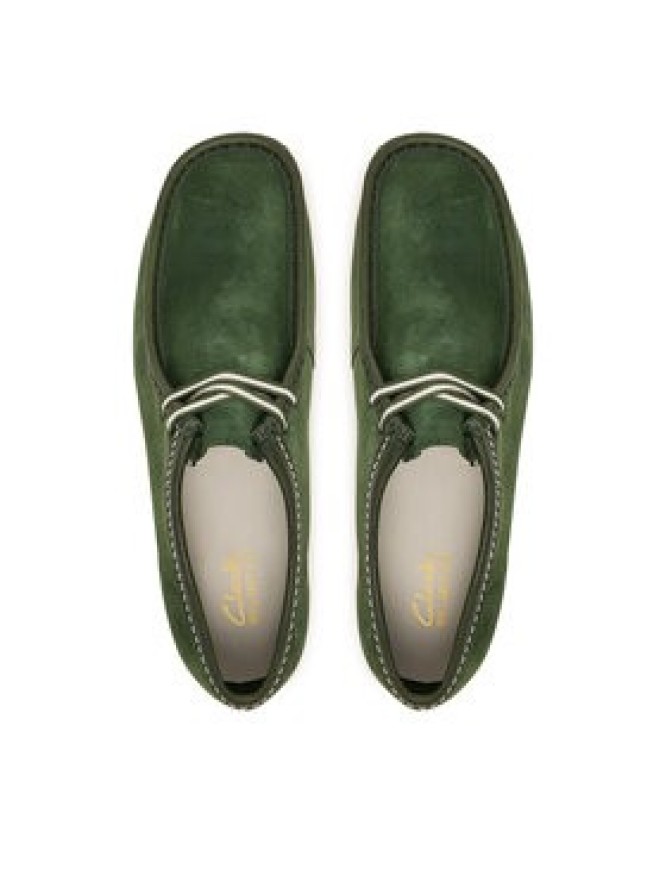 Clarks Półbuty Wallabee EVO 26186170 Zielony