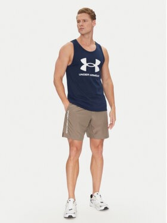 Under Armour Szorty sportowe Ua Woven Wdmk Shorts 1383356 Zielony Regular Fit