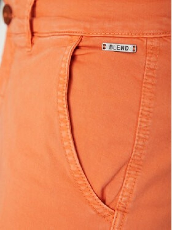 Blend Szorty materiałowe 20717939 Pomarańczowy Regular Fit
