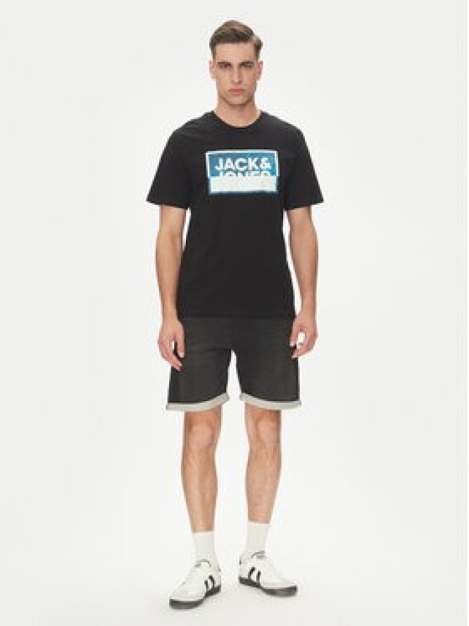 Jack & Jones Szorty jeansowe Rick 12269594 Czarny Regular Fit
