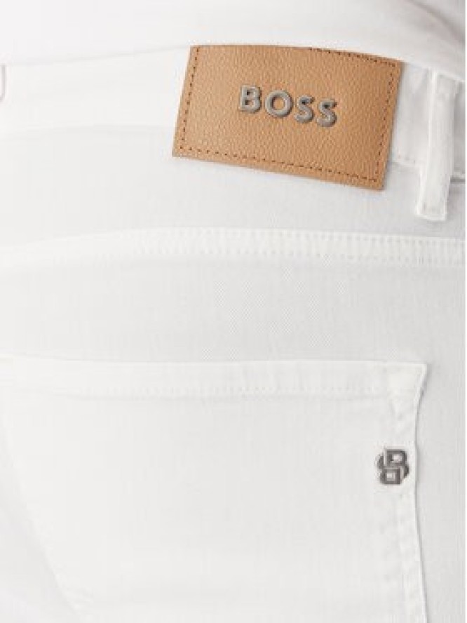 BOSS Jeansy H-Delaware 50540492 Biały Slim Fit